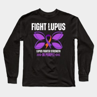 Fight Lupus Awareness Long Sleeve T-Shirt